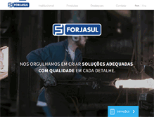 Tablet Screenshot of forjasul.com.br